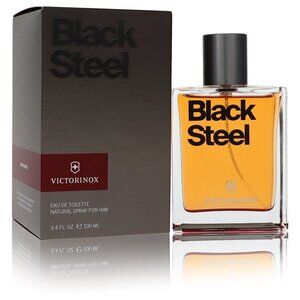 Swiss Army Black Steel by Victorinox Eau De Toilette Spray 3.4 oz
